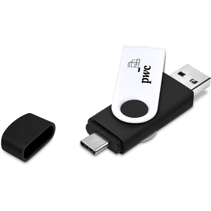 Shuffle Gyro Black Flash Drive – 8GB - Image 22