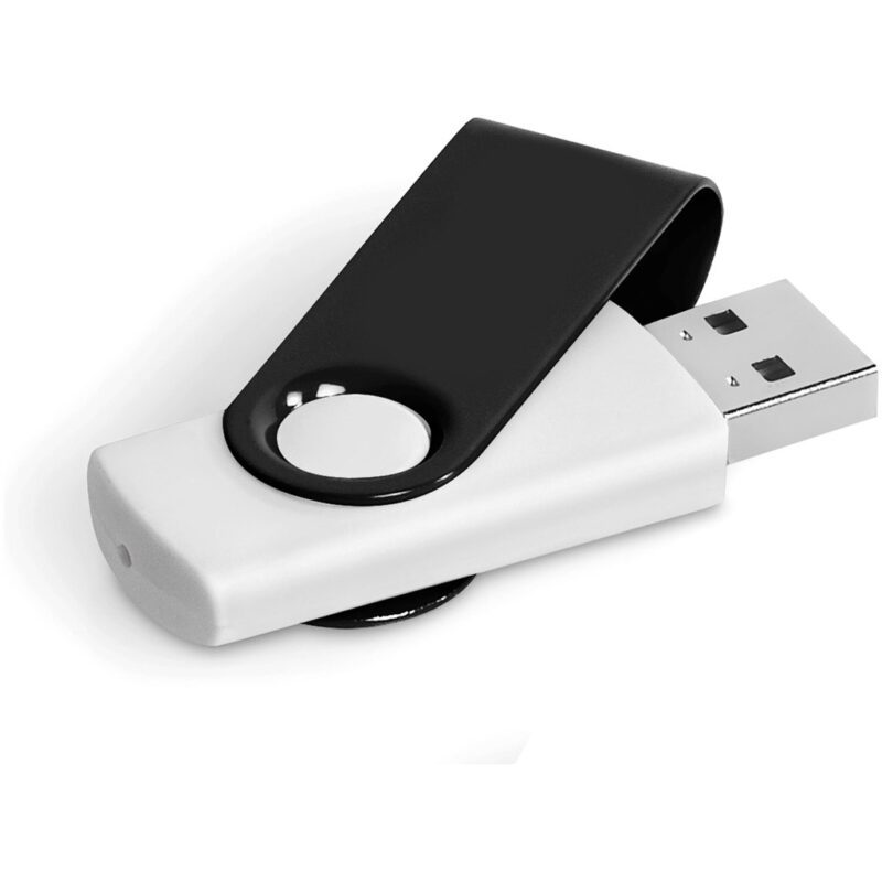 Axis Gyro White Flash Drive - 4GB - Image 5