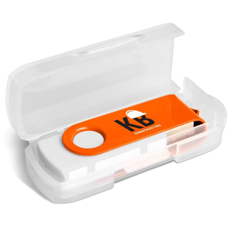 Axis Gyro White Flash Drive - 4GB - Image 11