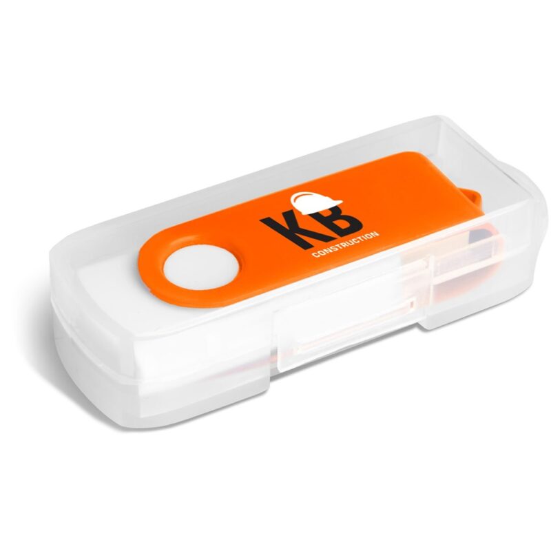 Axis Gyro White Flash Drive - 4GB - Image 12