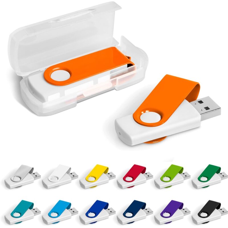 Axis Gyro White Flash Drive - 4GB - Image 19