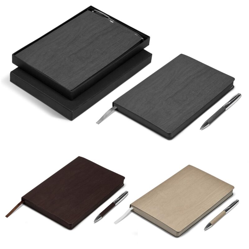 Oakridge Soft Cover Notebook & Pen Set - Image 11