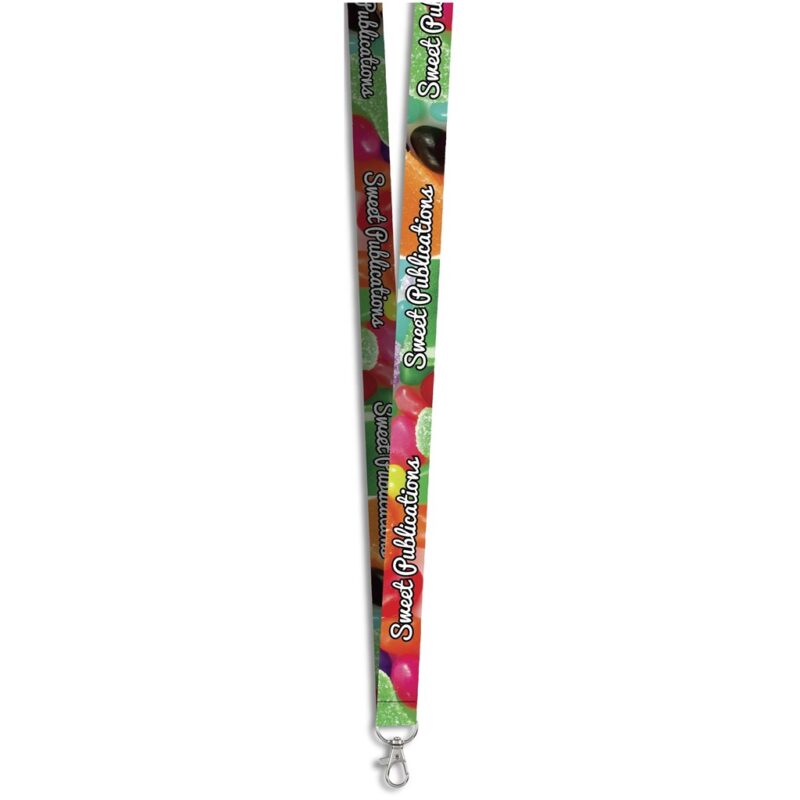 Snap Hook Clip Double-Sided Sublimation Satin Lanyard - Image 4