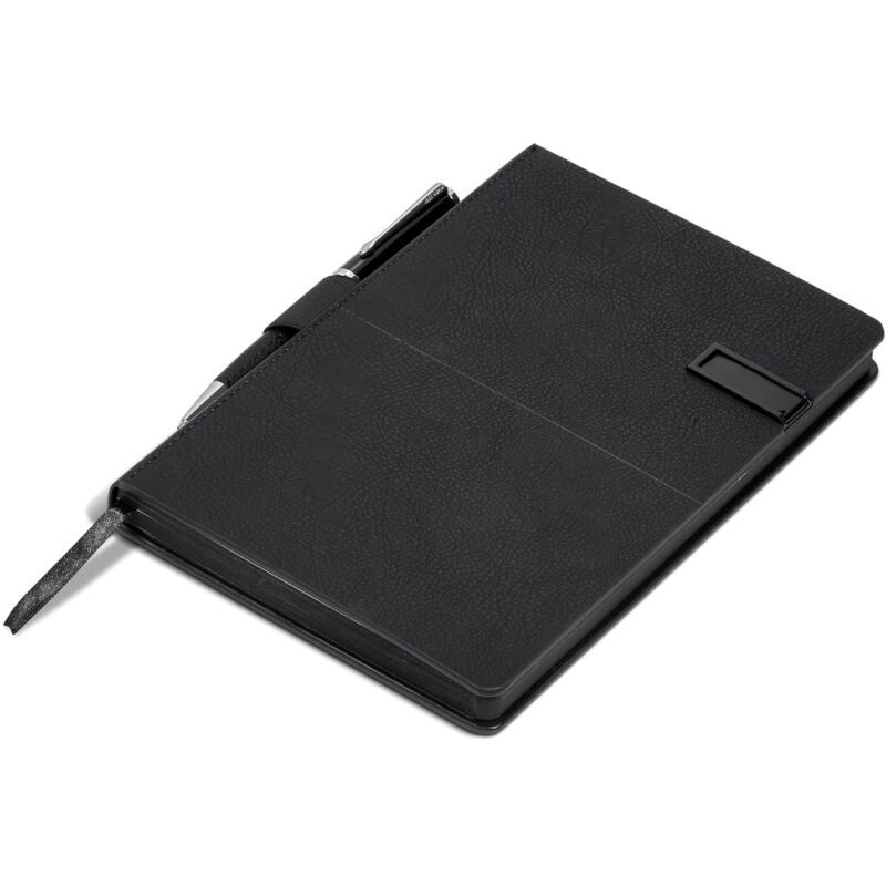 Alex Varga Corinthia Flash Drive Notebook & Pen Set - 32GB - Image 3