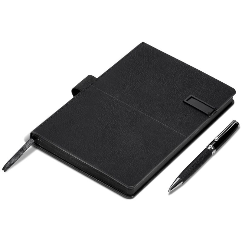 Alex Varga Corinthia Flash Drive Notebook & Pen Set - 32GB - Image 5