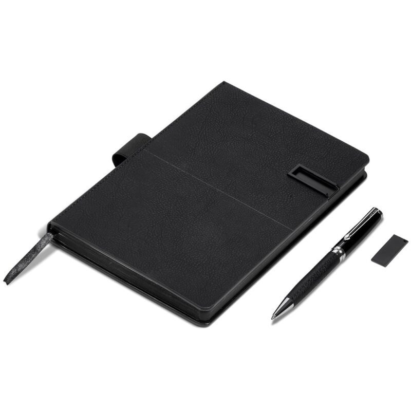 Alex Varga Corinthia Flash Drive Notebook & Pen Set - 32GB - Image 7