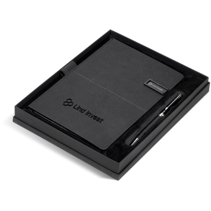 Alex Varga Corinthia Flash Drive Notebook & Pen Set - 32GB - Image 13