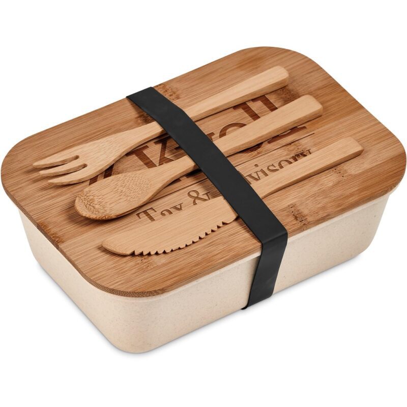 Kooshty Natura Plus Bamboo Fibre Lunch Box Set - Image 2