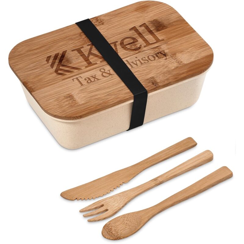 Kooshty Natura Plus Bamboo Fibre Lunch Box Set - Image 8