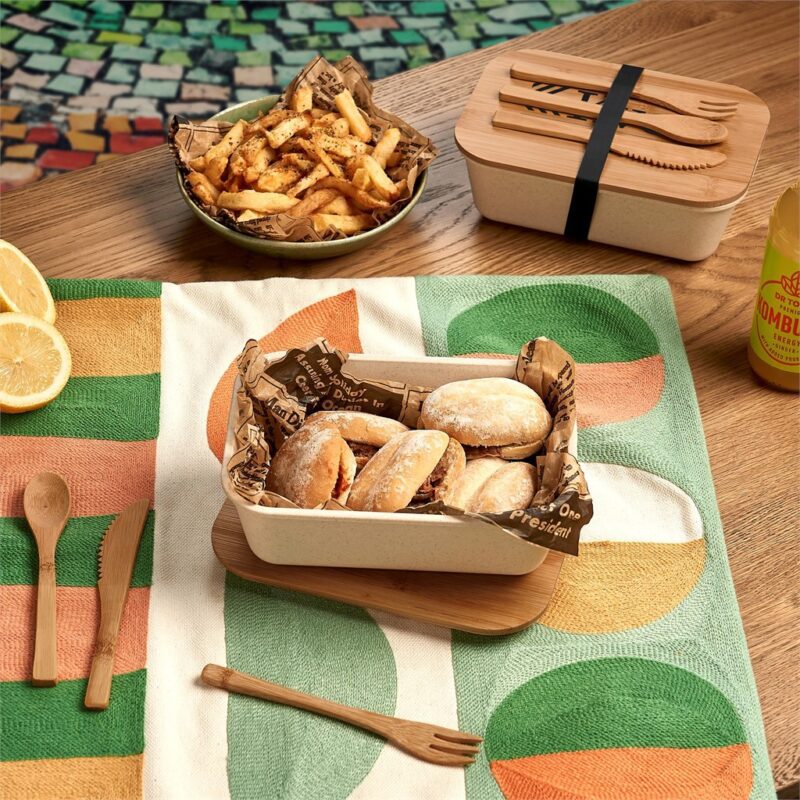Kooshty Natura Plus Bamboo Fibre Lunch Box Set - Image 13