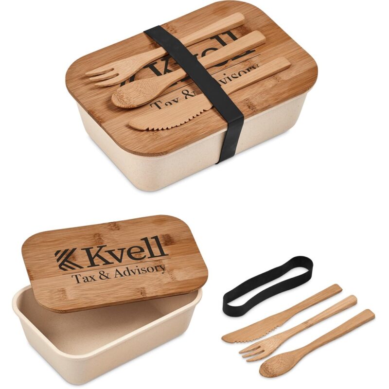 Kooshty Natura Plus Bamboo Fibre Lunch Box Set - Image 15