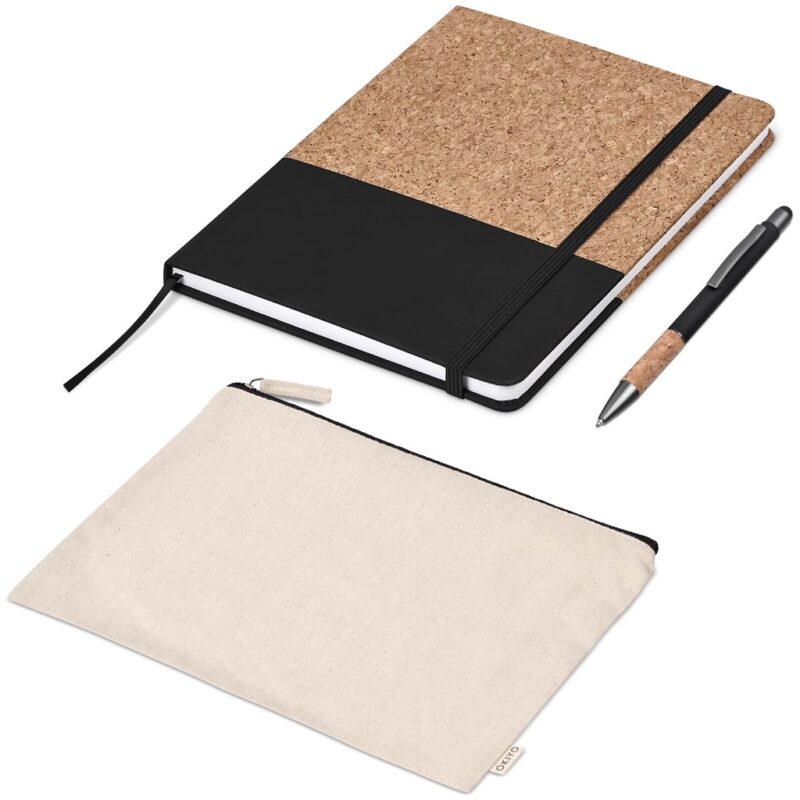 Okiyo Denki Cork Notebook & Pen Set - Image 10