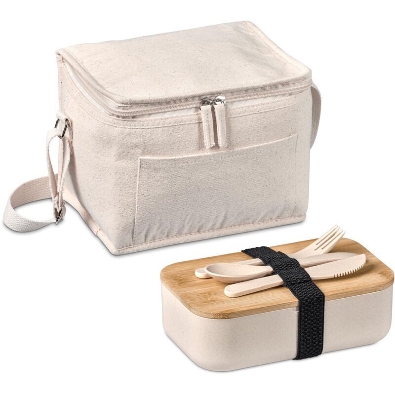 Okiyo Kura Cotton & Wheat Straw Lunch Set - Image 7