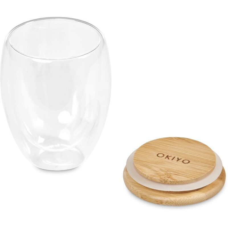Okiyo Aibo Glass & Bamboo Coffee Set - Image 21
