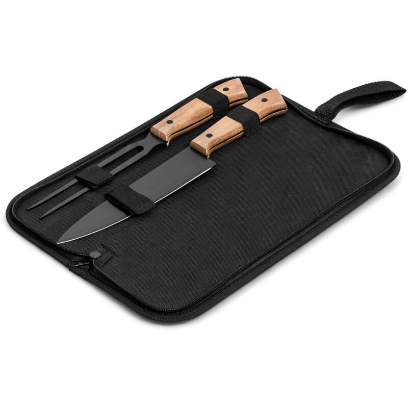 US Basic Butcher's Block Carving Set - Image 2