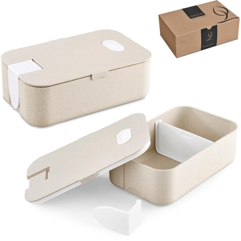 Okiyo Machi Wheat Straw Lunch Box - Image 12