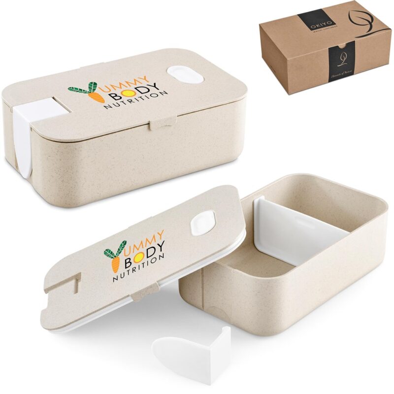 Okiyo Machi Wheat Straw Lunch Box - Image 11