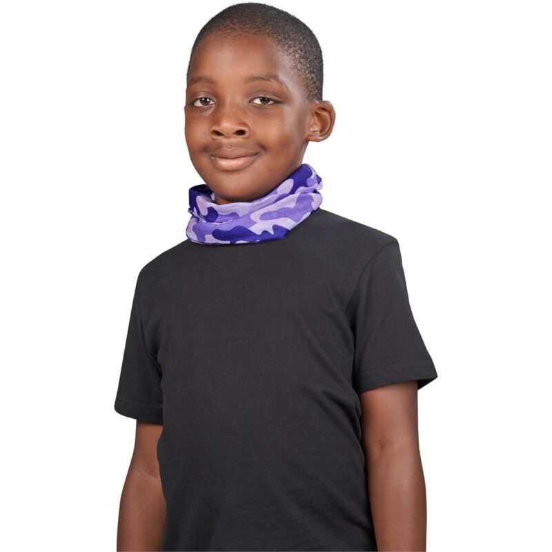 Kids Camo Flexi Tubular Bandana - Image 7