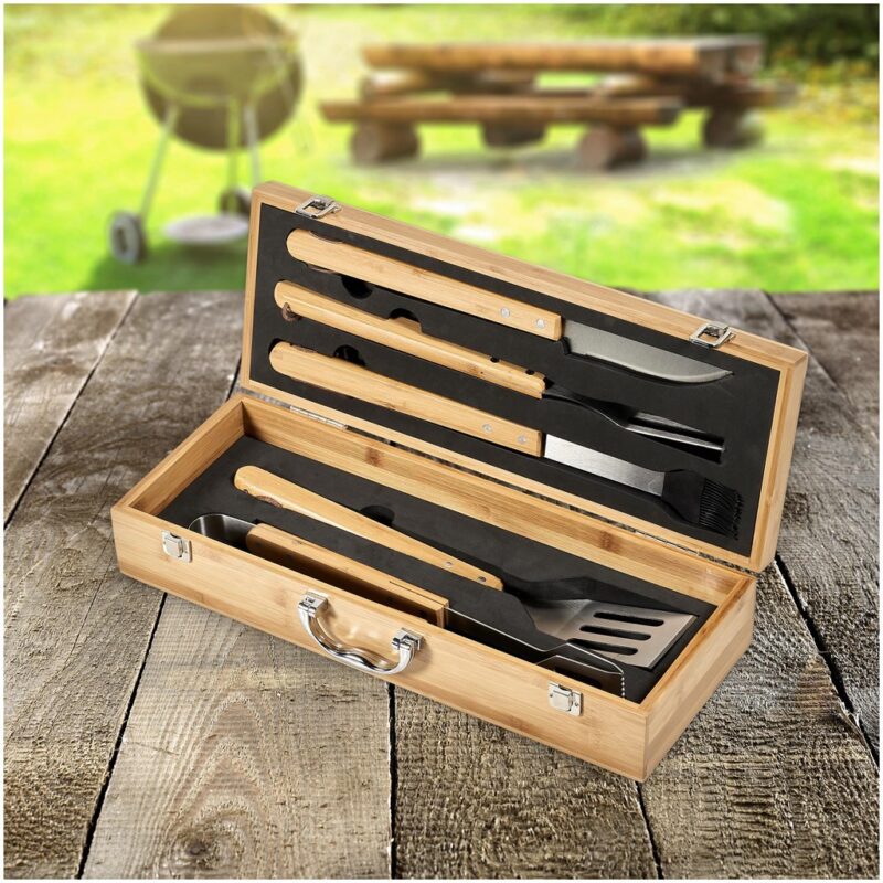 Okiyo Yakiniku Bamboo 5-Piece Braai Set - Image 10