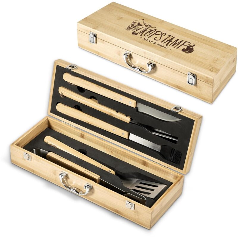 Okiyo Yakiniku Bamboo 5-Piece Braai Set - Image 15