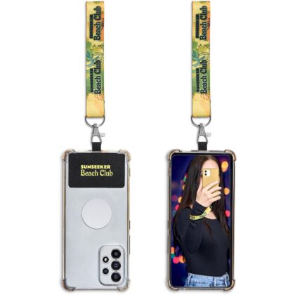 Altitude Rambler Single-Sided Sublimated Satin Wrist Phone Strap
