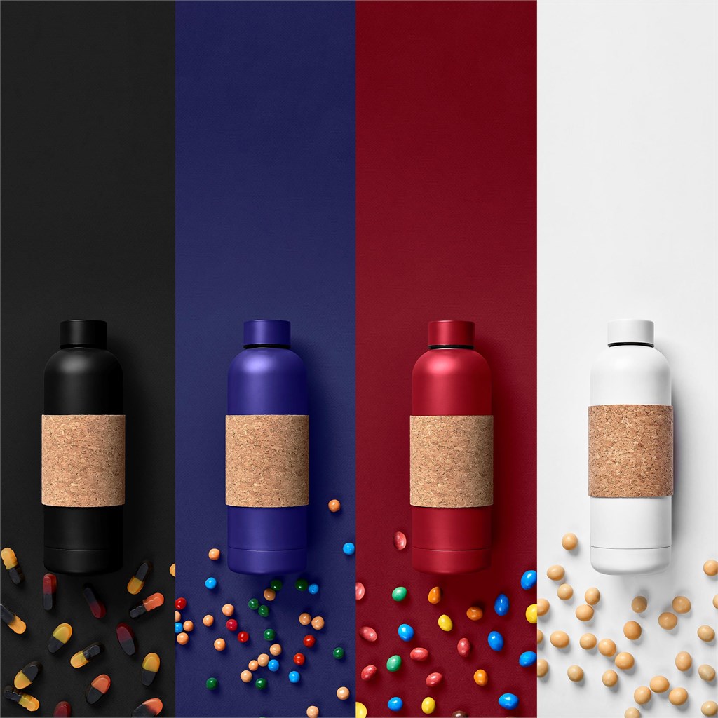 Kooshty Bermuda Kork Recycled Stainless Steel Water Bottle - 800ml - Image 5