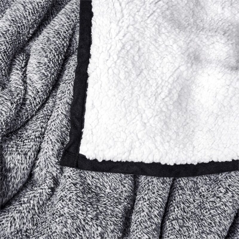 Serendipio Tranquil Sherpa Fleece Blanket - Image 5