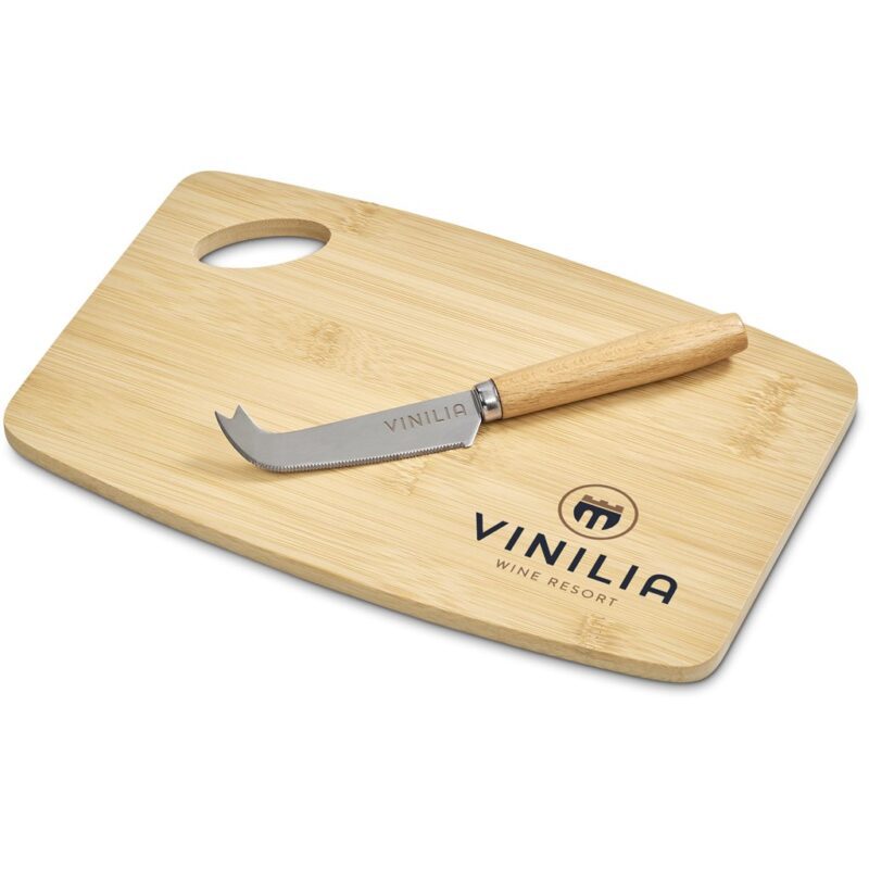 Okiyo Edamu Bamboo Cheese Board Set - Image 4