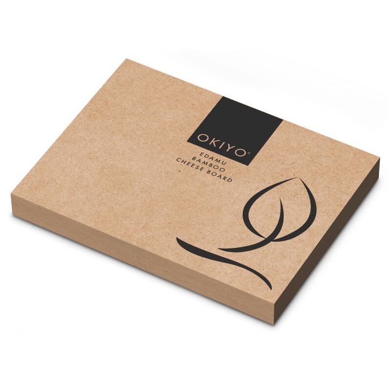 Okiyo Edamu Bamboo Cheese Board Set - Image 12