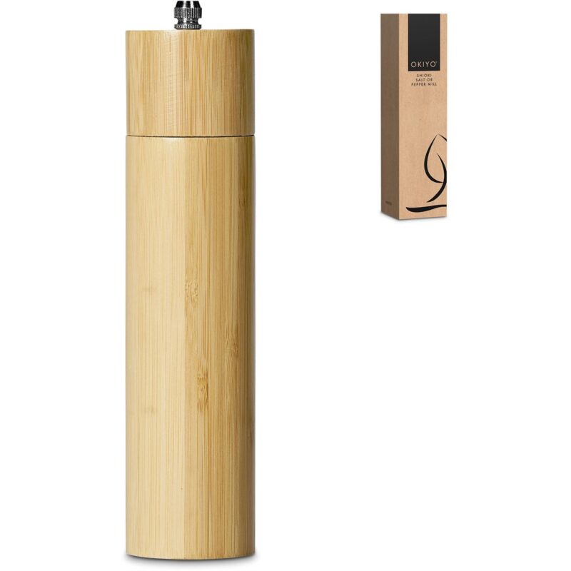 Okiyo Shioki Bamboo Salt or Pepper Mill - Image 9