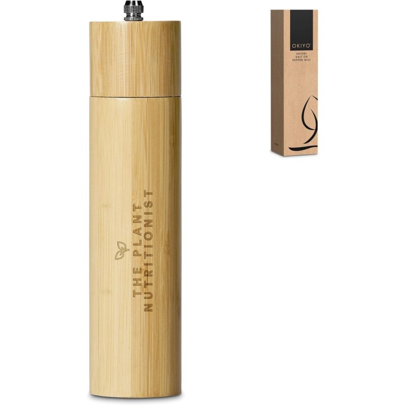 Okiyo Shioki Bamboo Salt or Pepper Mill - Image 8