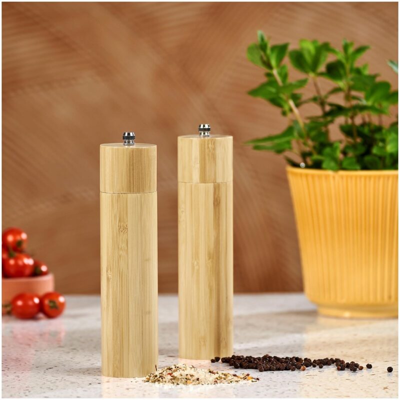 Okiyo Shioki Bamboo Salt or Pepper Mill - Image 13