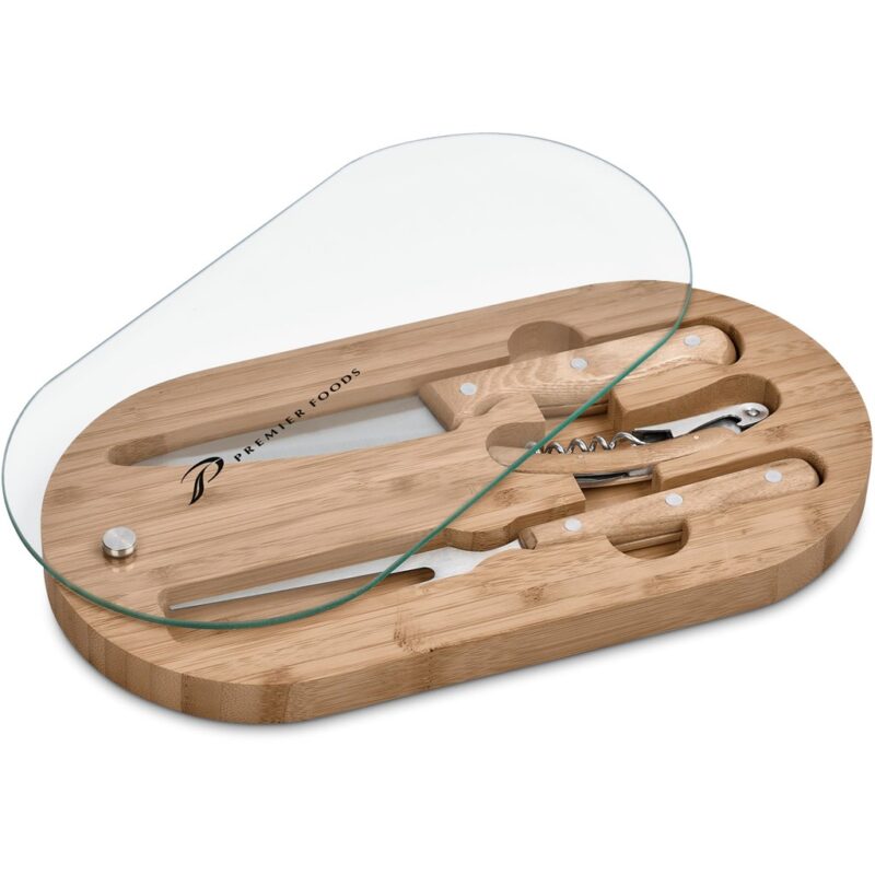 Okiyo Suraisu Bamboo Food & Wine Set - Image 8