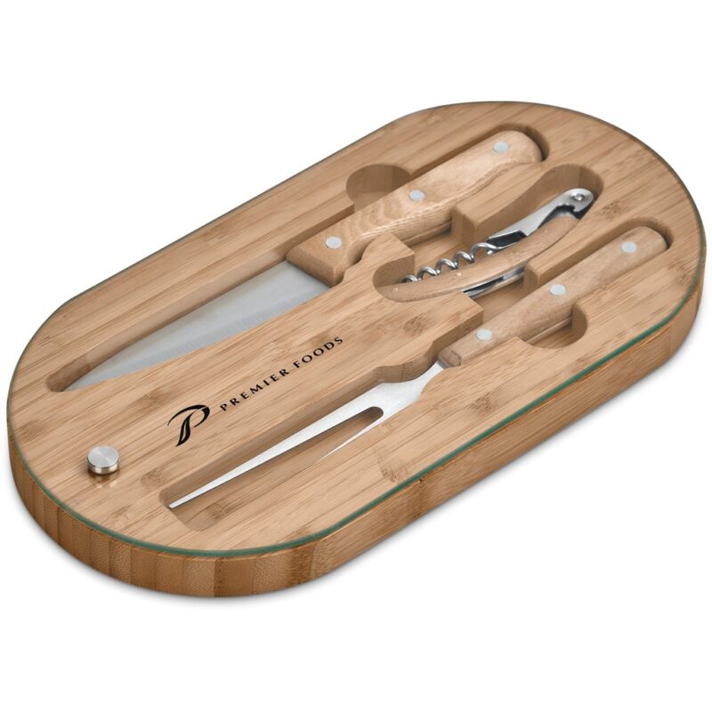 Okiyo Suraisu Bamboo Food & Wine Set - Image 20