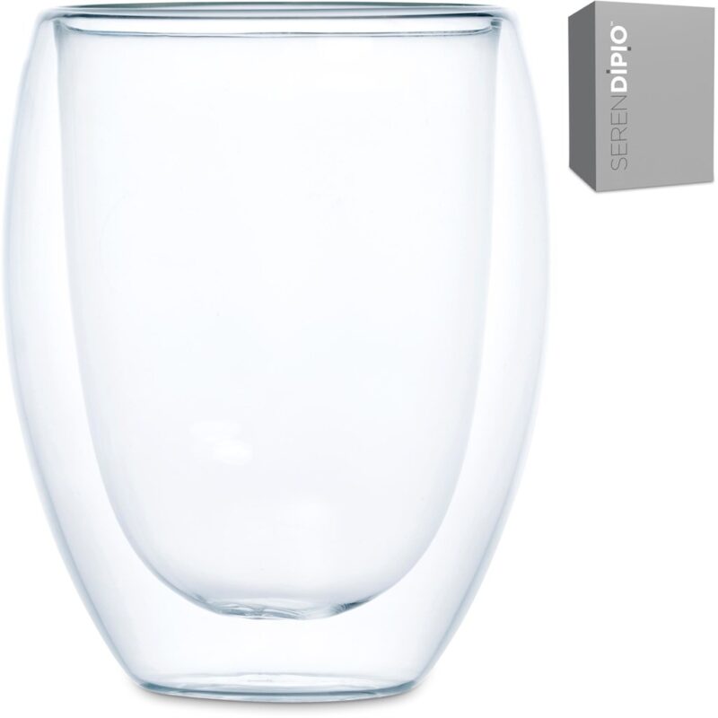 Serendipio Lorenzo Glass Double-Wall Cup - 350ml - Image 7