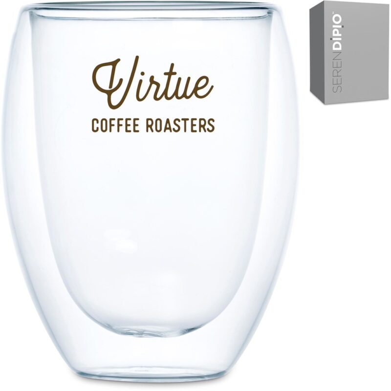 Serendipio Lorenzo Glass Double-Wall Cup - 350ml - Image 6