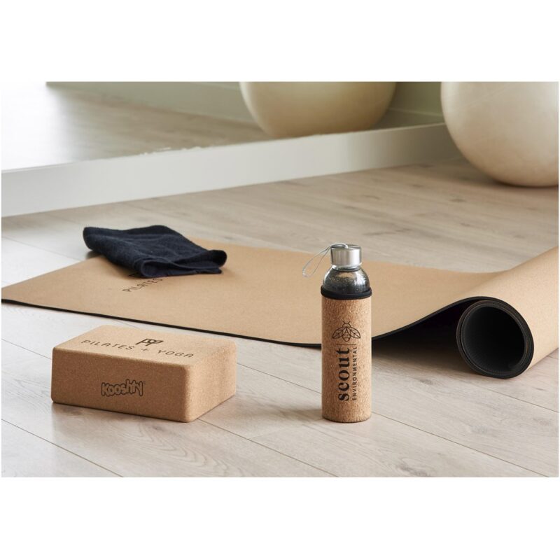 Kooshty Kork  Glass Water Bottle - 500ml - Image 3