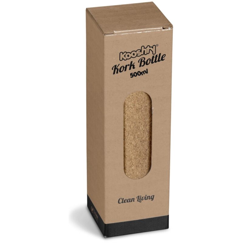 Kooshty Kork  Glass Water Bottle - 500ml - Image 5