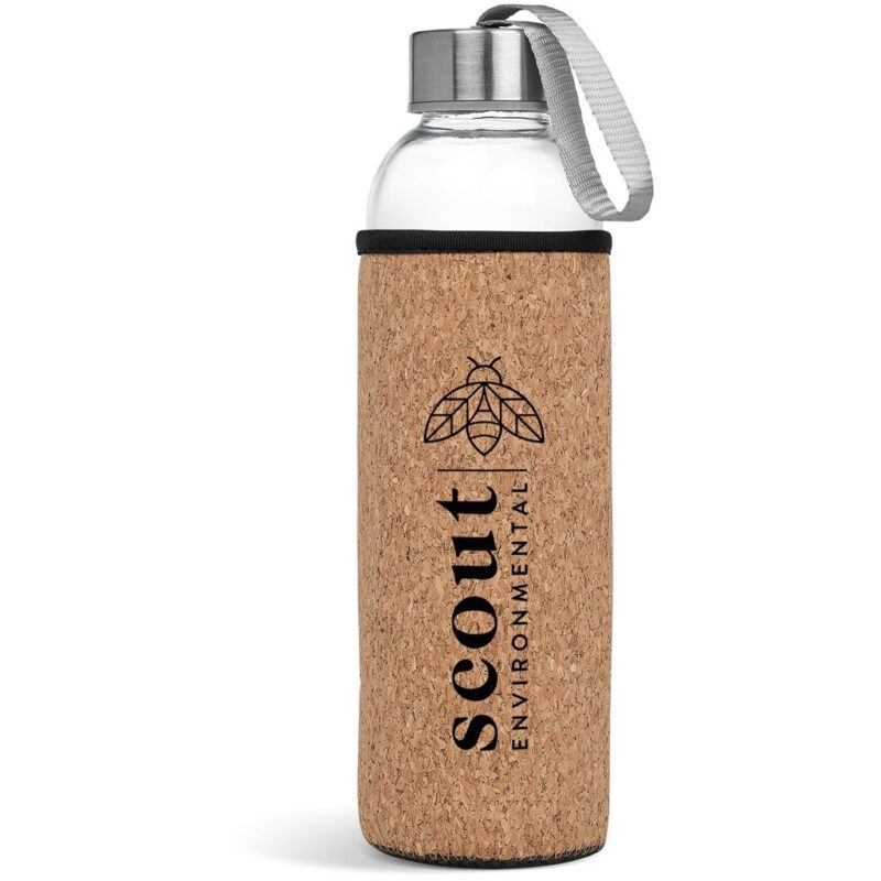 Kooshty Kork  Glass Water Bottle - 500ml - Image 9