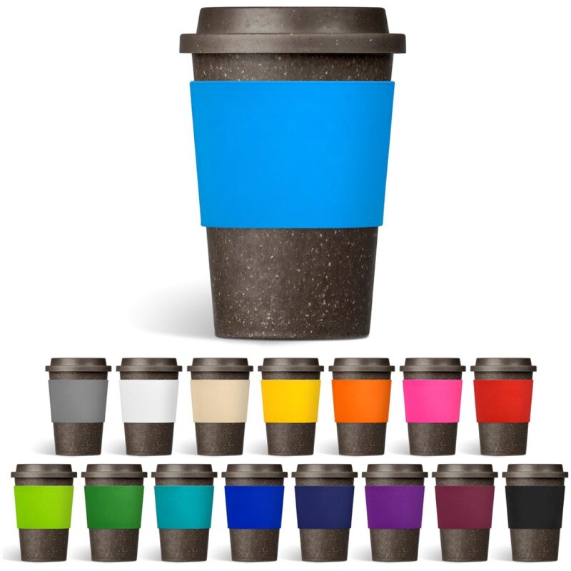 Kooshty Brown Bean Plastic Double-Wall Tumbler – 400ml - Image 2