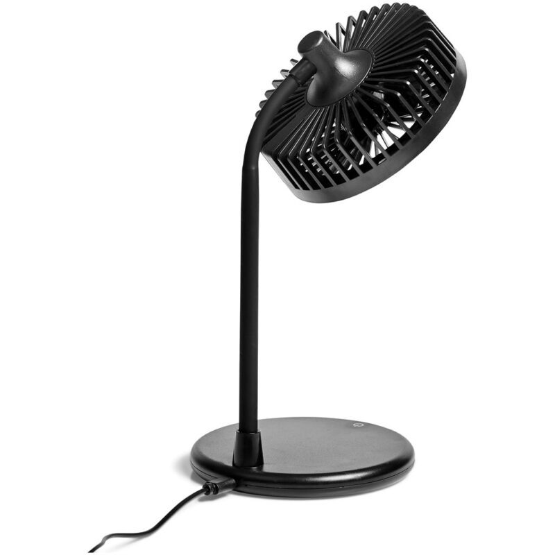 Light Breeze LED Ring Light Desk Fan - Image 2