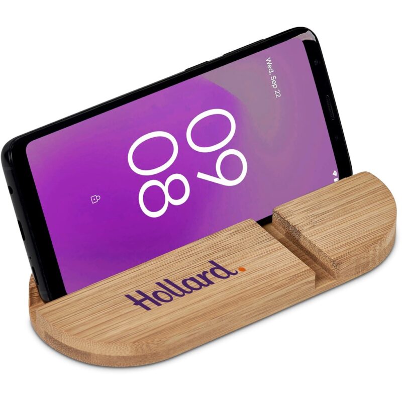 Okiyo Kurosu Bamboo Phone Stand - Image 9