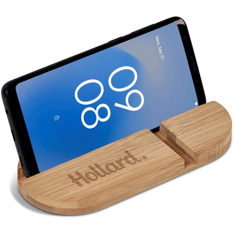 Okiyo Kurosu Bamboo Phone Stand - Image 6