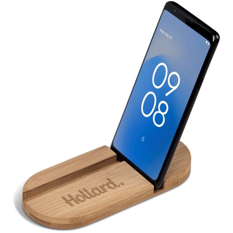 Okiyo Kurosu Bamboo Phone Stand - Image 10