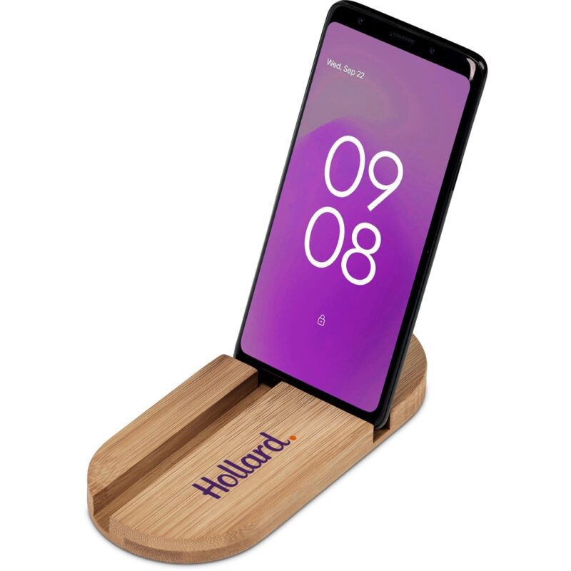 Okiyo Kurosu Bamboo Phone Stand - Image 15
