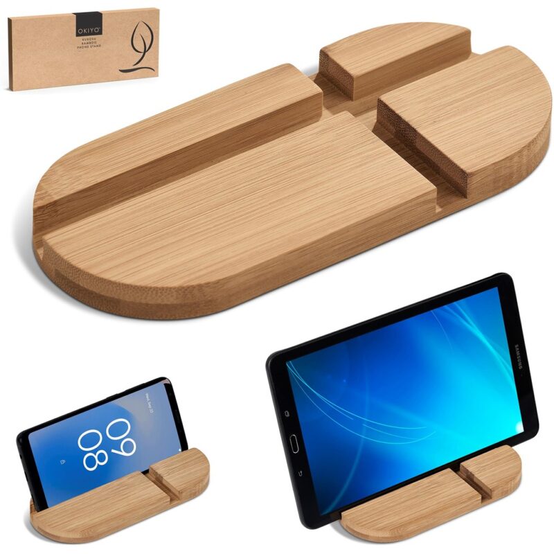 Okiyo Kurosu Bamboo Phone Stand - Image 22