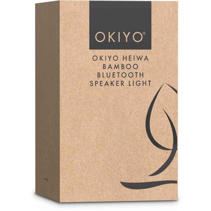Okiyo Heiwa Bamboo Bluetooth Speaker & Night Light - Image 5
