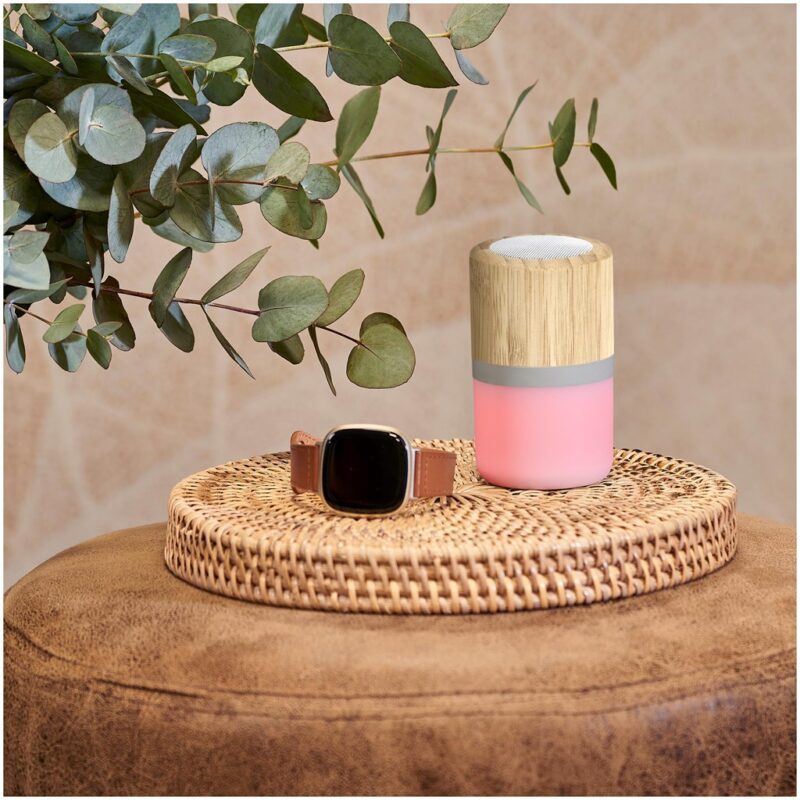 Okiyo Heiwa Bamboo Bluetooth Speaker & Night Light - Image 7