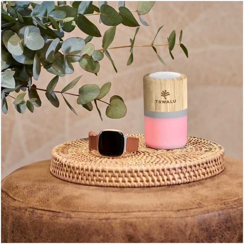 Okiyo Heiwa Bamboo Bluetooth Speaker & Night Light - Image 6