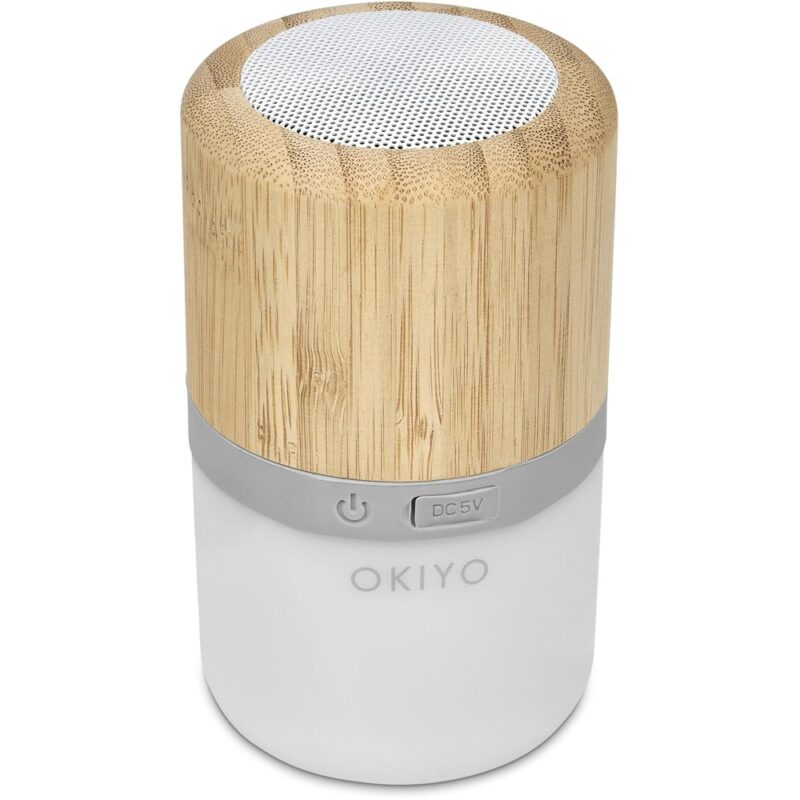Okiyo Heiwa Bamboo Bluetooth Speaker & Night Light - Image 11